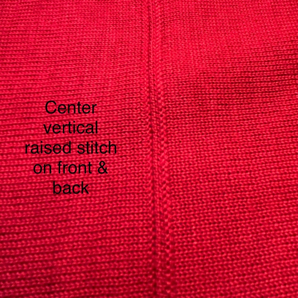 Van Heusen, crewneck,fine gauge sweater w/vertical raised stitching -size S/P - Picture 10 of 12